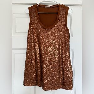 New York & Company - Sequin Top - Women’s Small
